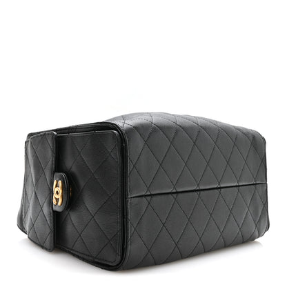 Chanel Caviar Quilted Small Chanel 25 Handbag Black 3 of 9