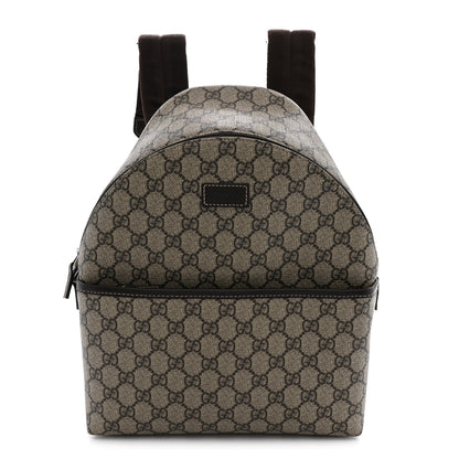 Gucci GG Supreme Monogram Margaux Calfskin Childrens Day Backpack Beige Ebony Cocoa Dark Chocolate 1 of 12