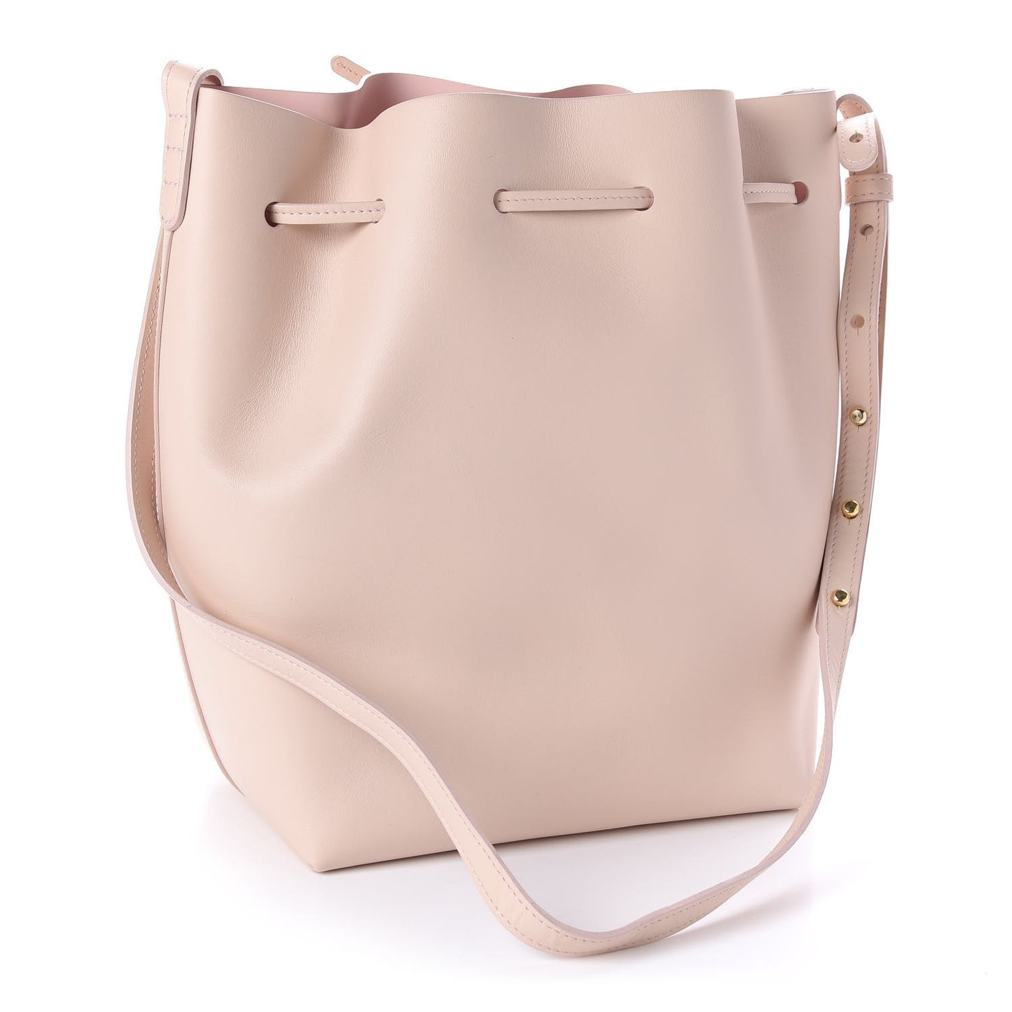 Calfskin Bucket Bag Rosa