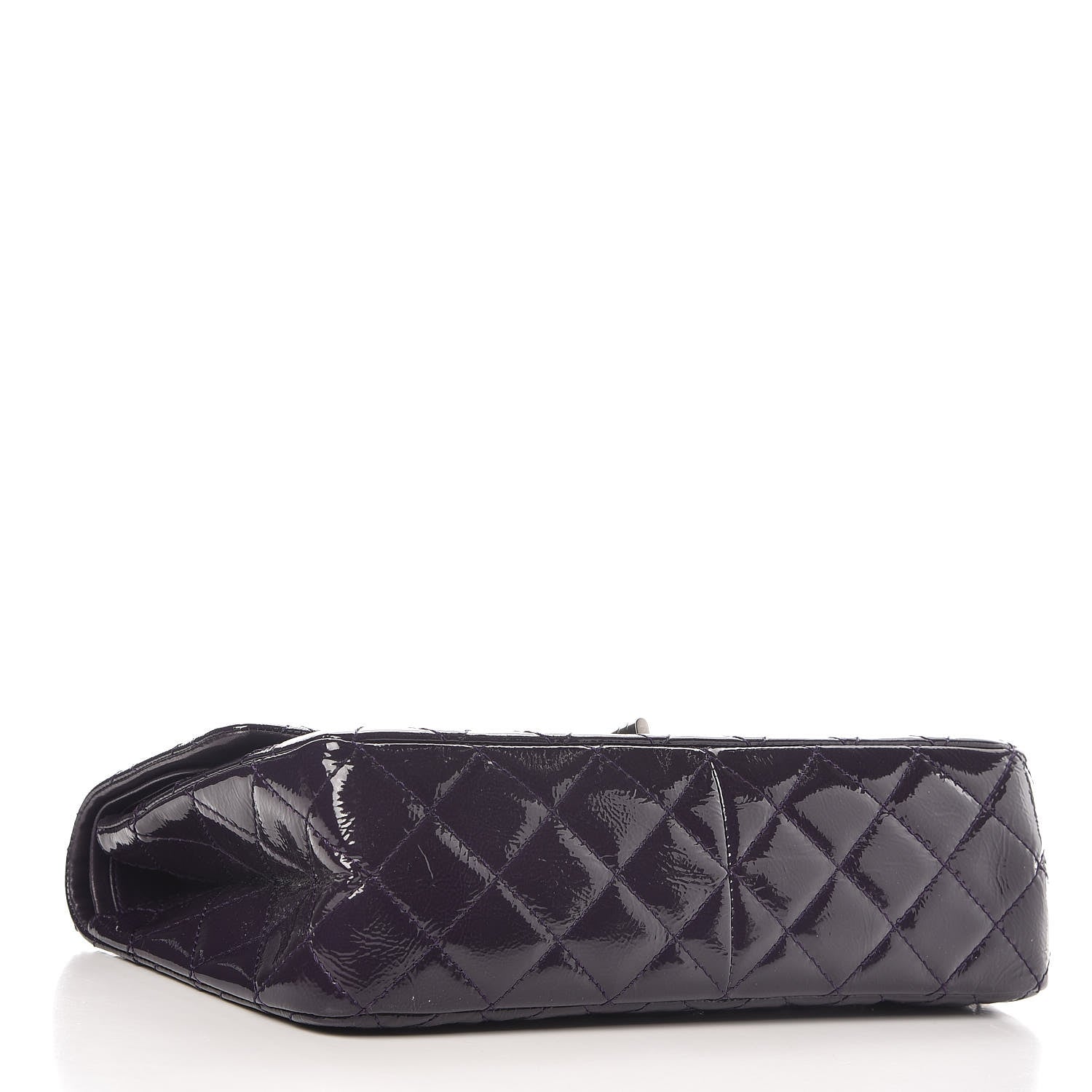 Chanel Distressed Patent 2.55 Reissue Flap 227 Prune 4 of 11