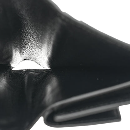 Balenciaga Grained Calfskin Essential Coin Case Card Holder Black 6 of 11