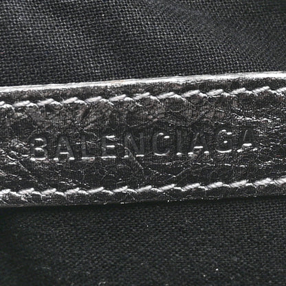 Balenciaga Metallic Agneau Arena Le Cagole Shoulder Bag XS Silver 6 of 14