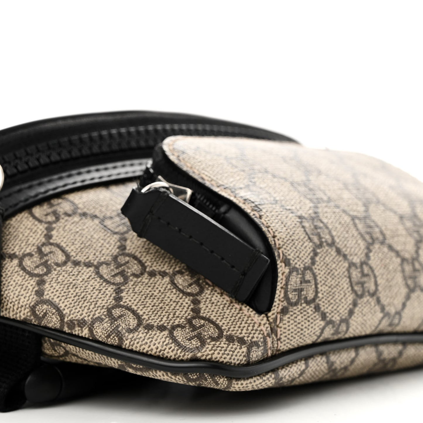 GG Supreme Monogram Belt Bag Black