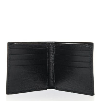 Gucci Shangai Calfskin Kingsnake Bi-Fold Wallet Black 4 of 4