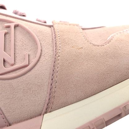 Louis Vuitton Suede Calfskin Run Away Sneakers 37.5 Pink 14 of 14