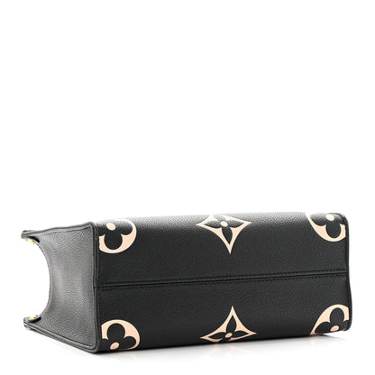 Louis Vuitton Empreinte Monogram Giant Onthego PM Black Beige 4 of 12