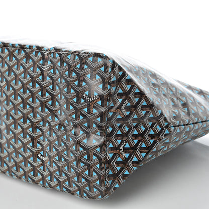 Goyard Goyardine Saint Louis Claire Voie GM Black Blue 7 of 11