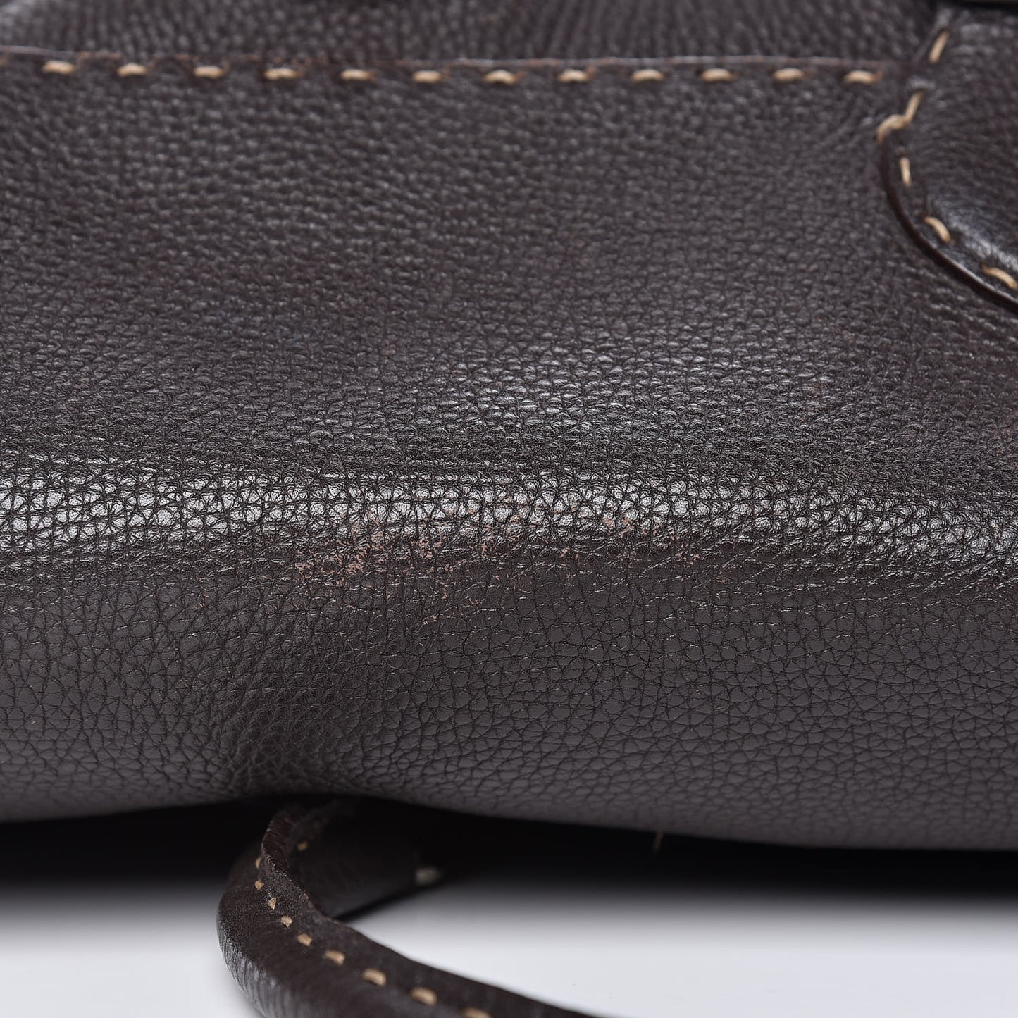 Cuoio Romano Selleria Large Linda Satchel Testa di Moro