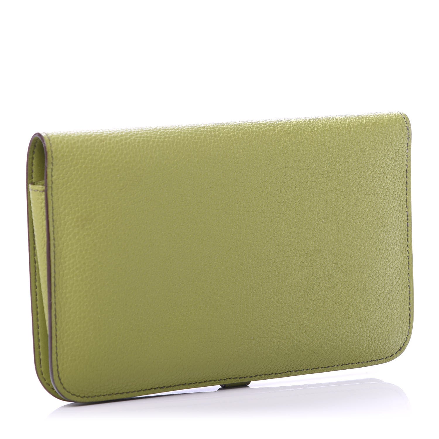 Hermes Togo Dogon Duo Wallet Vert Anis 2 of 12