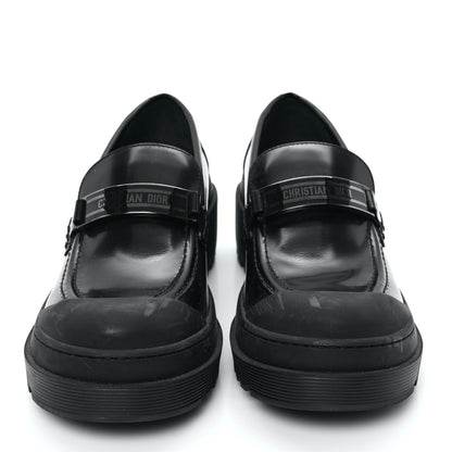 Christian Dior Brushed Calfskin Dior Code Lug Sole Platform 35mm Loafers 41 Black 3 of 9