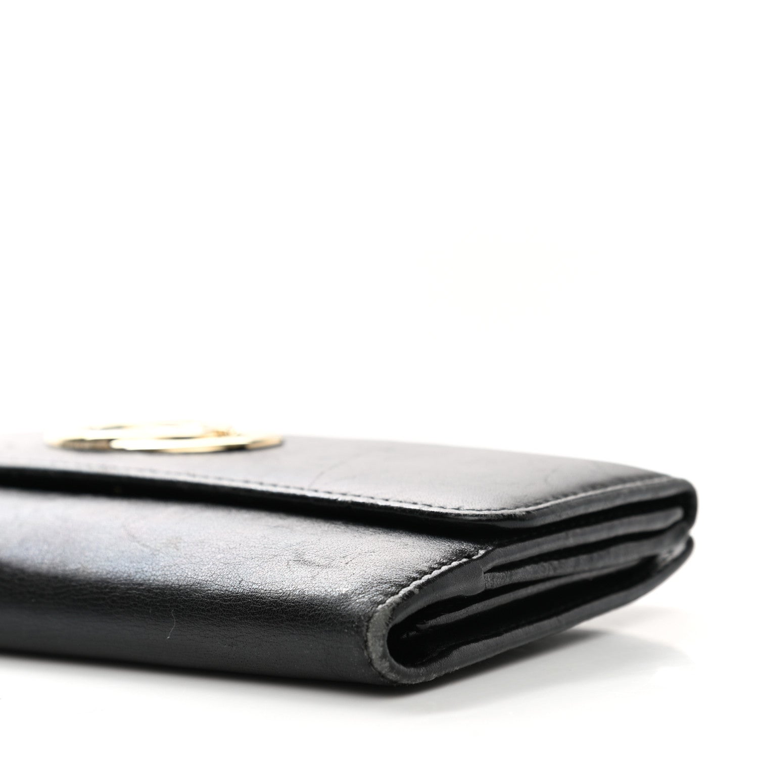 Gucci Calfskin Britt Continental Wallet Black 9 of 10