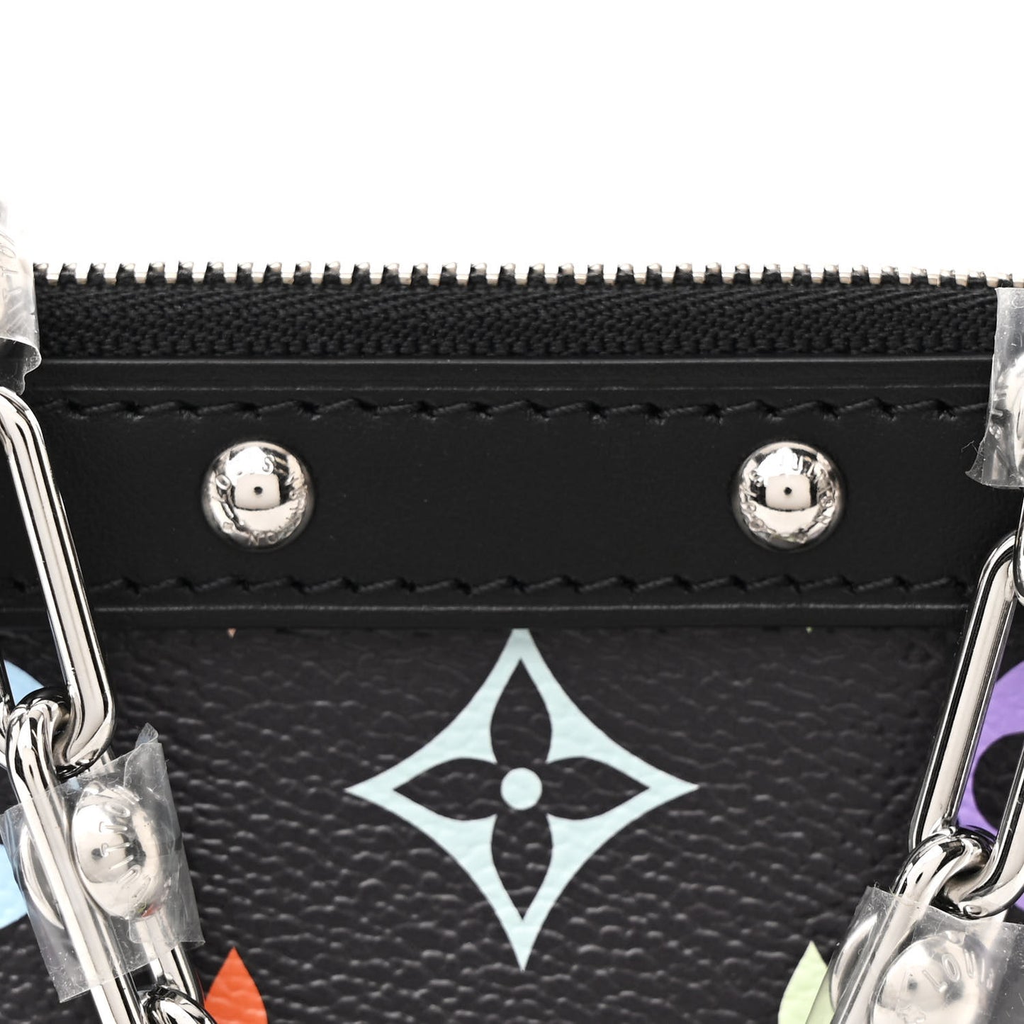 LV X TM Monogram Multicolor Pochette Accessories Black