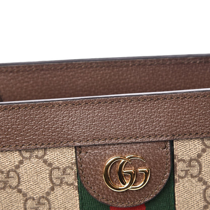 Gucci GG Supreme Monogram Web Small Ophidia Chain Shoulder Bag Brown 11 of 11