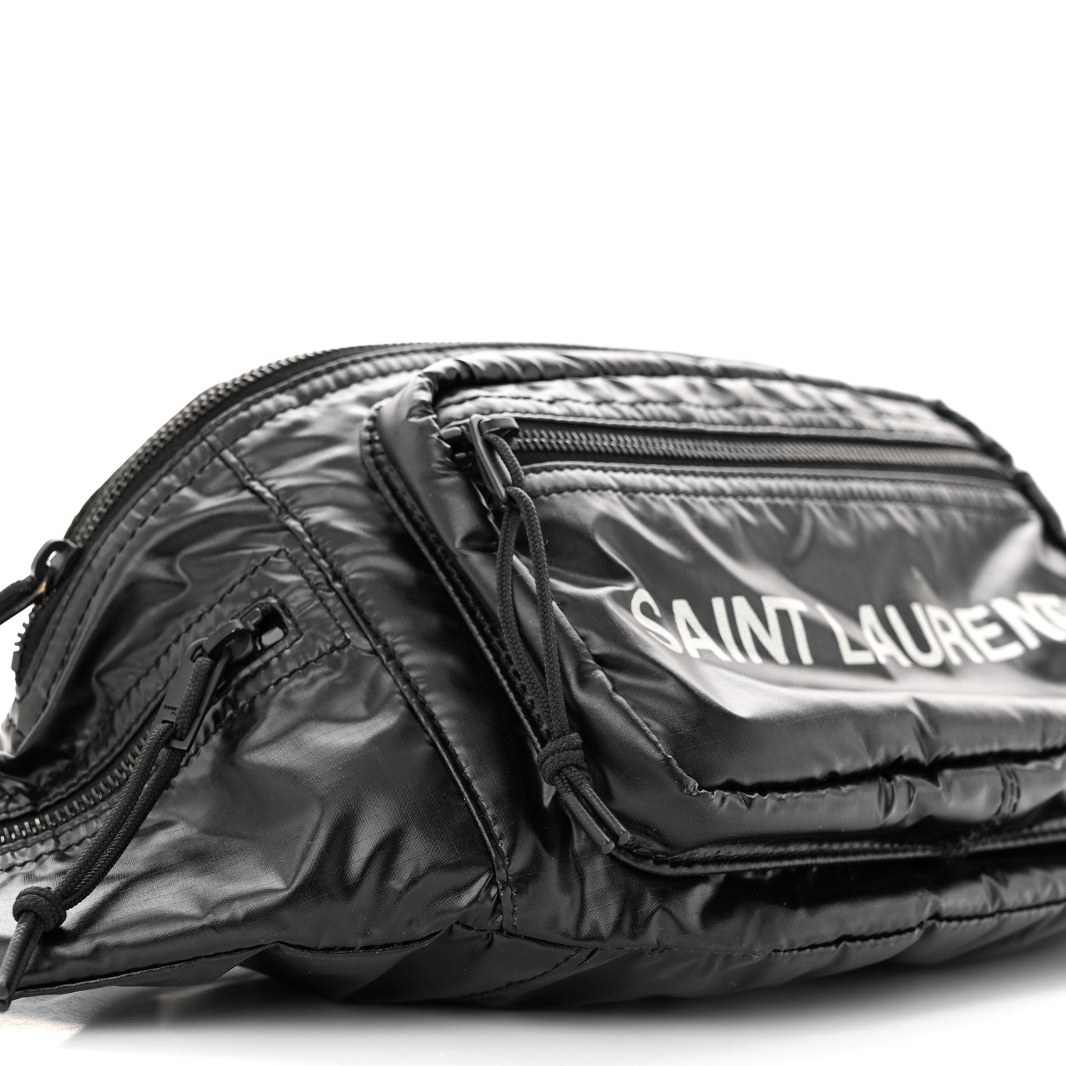 Saint Laurent Nylon Logo Nuxx Body Belt Bag Black 9 of 10