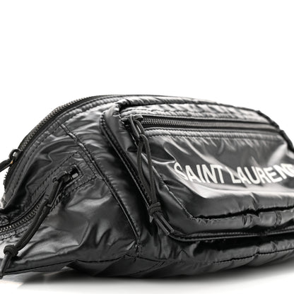 Saint Laurent Nylon Logo Nuxx Body Belt Bag Black 9 of 10