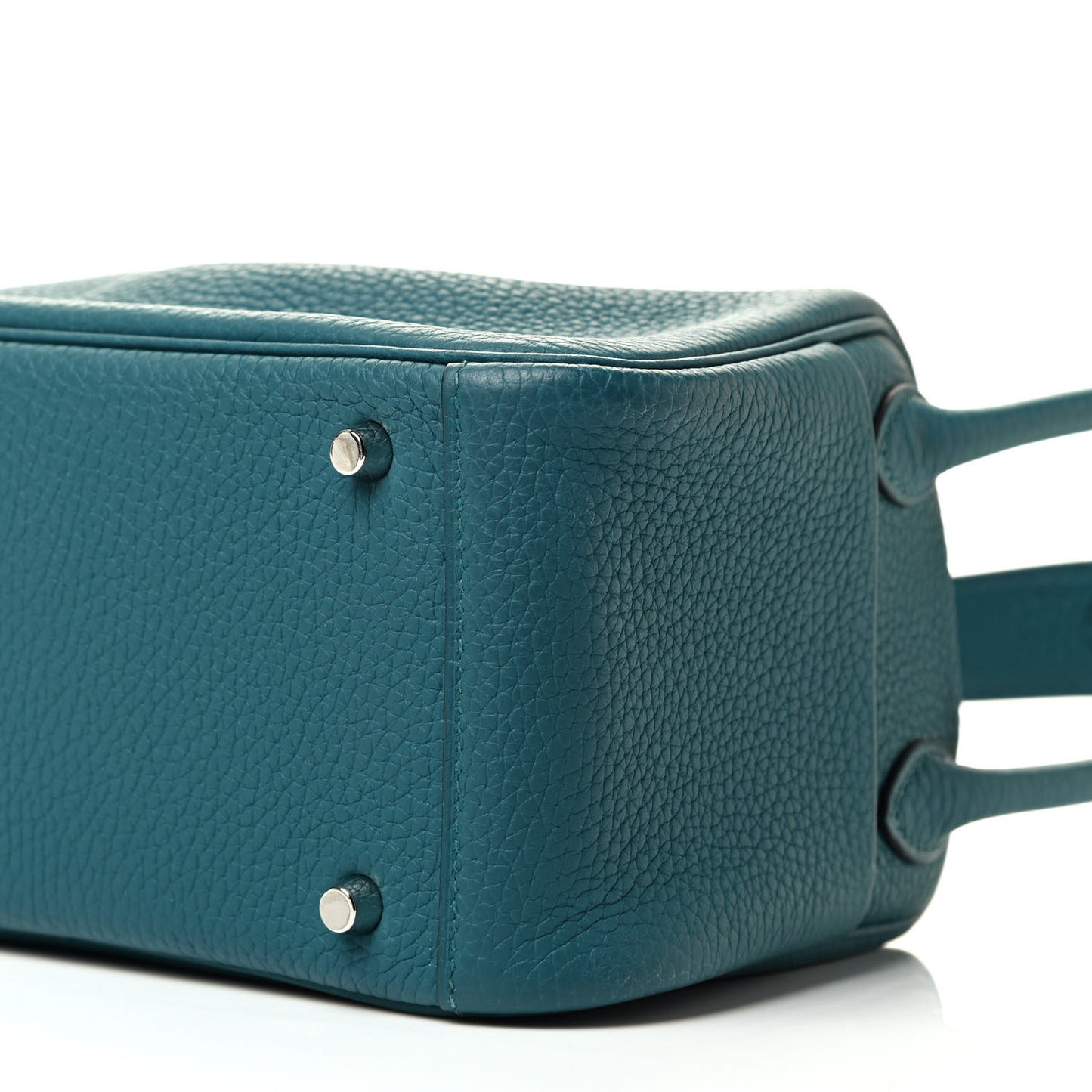 Taurillon Clemence Mini Lindy 20 Vert Bosphore