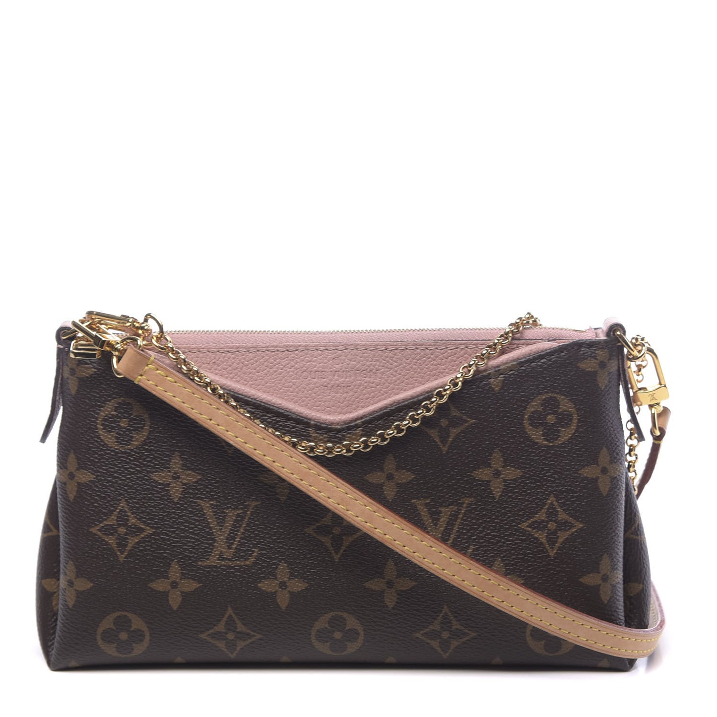 Monogram Pallas Clutch Rose Poudre