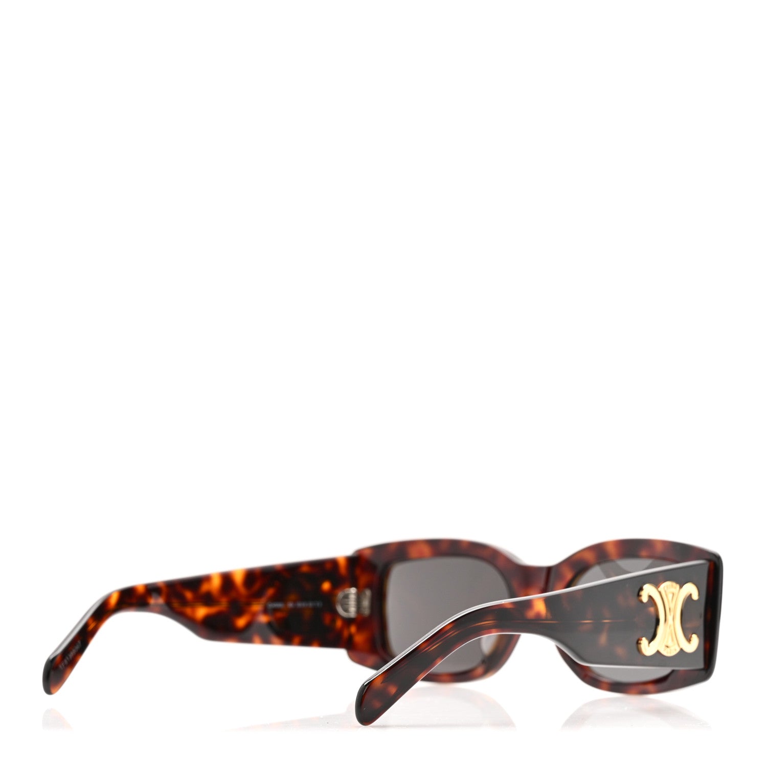 54　さち Celine Acetate Triomphe XL 01 Sunglasses CL40282U Tortoise 1805858