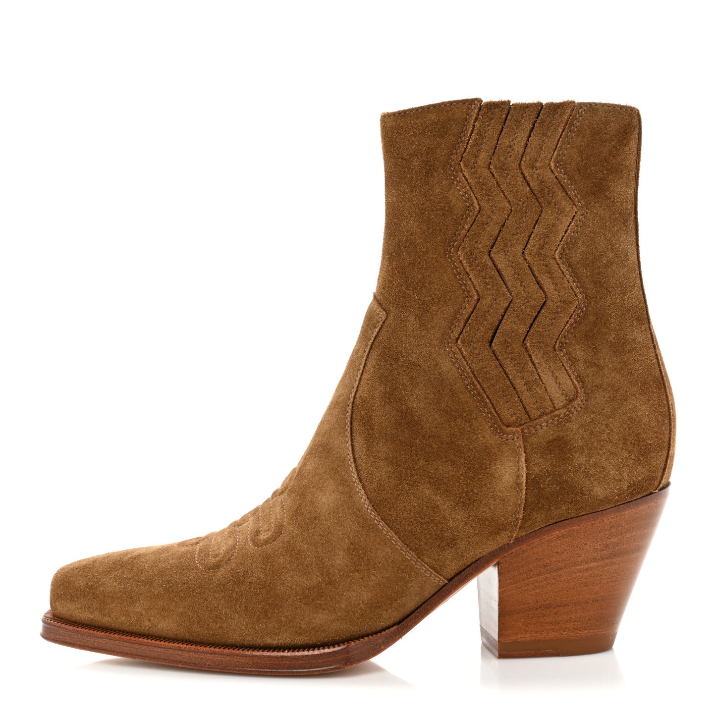 Suede Womens Vegas Ankle Boot 36.5 Brun Fume