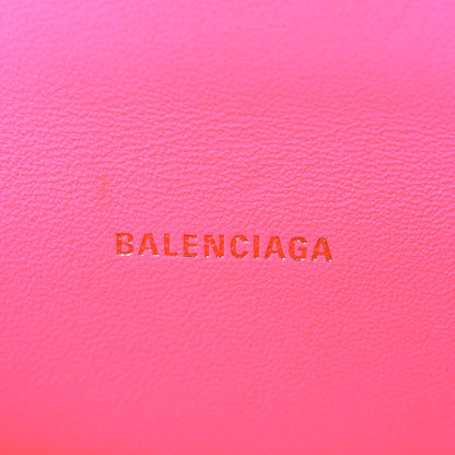 Balenciaga Shiny Box Calfskin Hourglass Top Handle Bag XS Acid Fuchsia 6 of 13