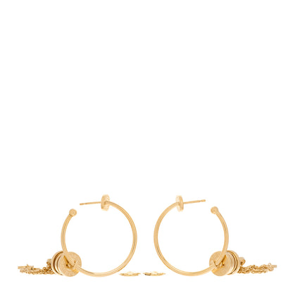 Bulgari 18K Yellow Gold B.Zero1 Hoop Earrings 3 of 4