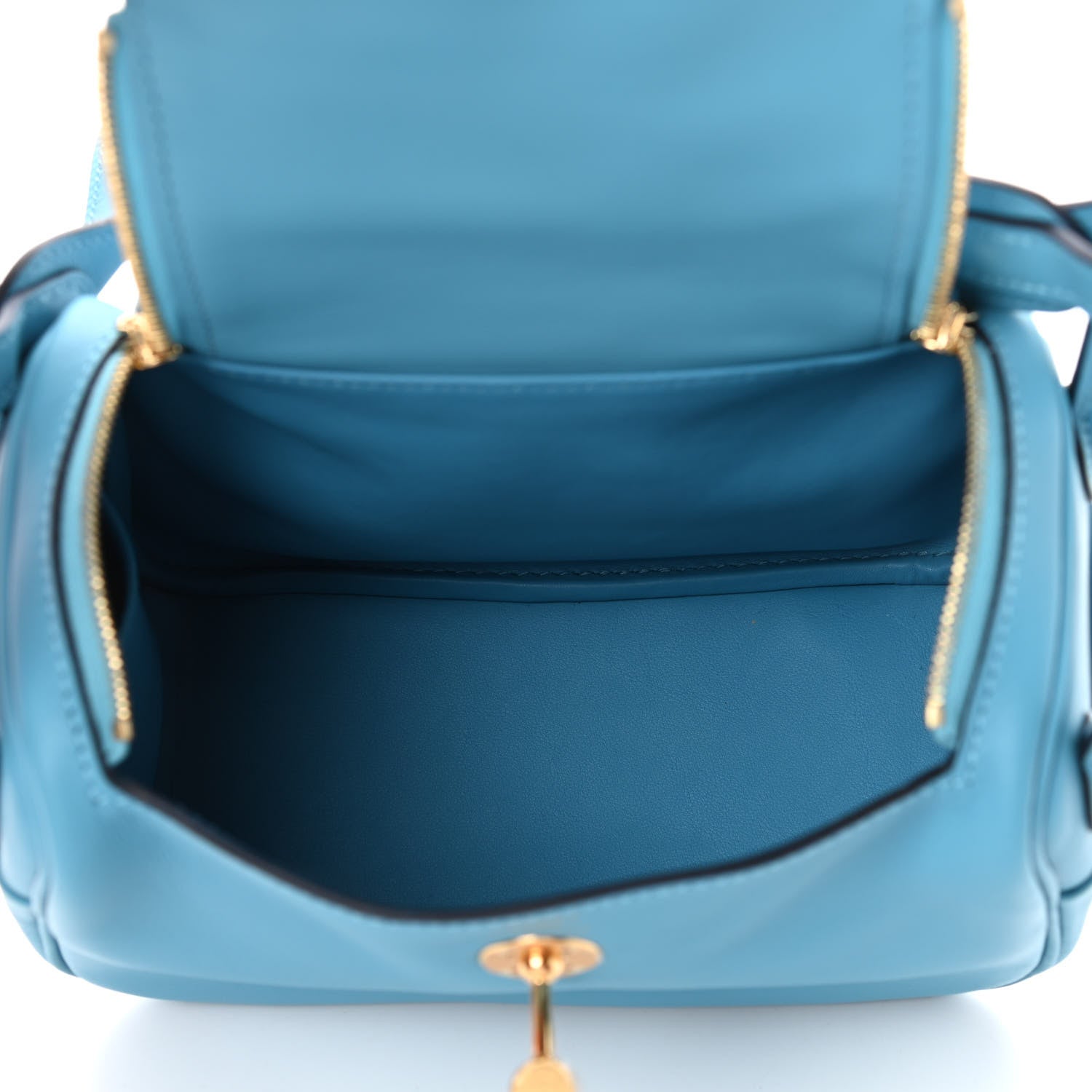 Hermes Swift Mini Lindy 20 Bleu Du Nord 5 of 9