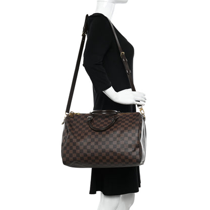Louis Vuitton Damier Ebene Speedy Bandouliere 35 2 of 12