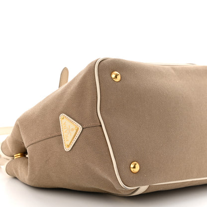 Prada Jacquard Logo Tote Corda Talco 9 of 10
