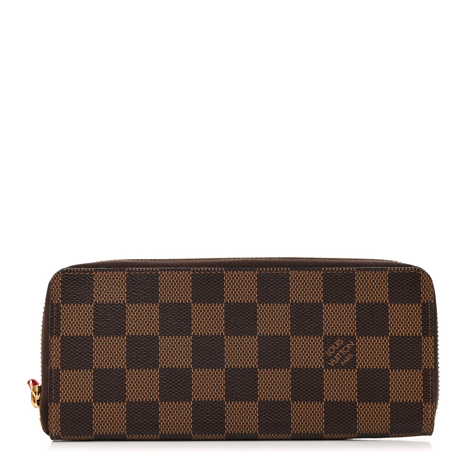 Louis Vuitton LOUIS VUITTON Damier Ebene Clemence Wallet Cherry 1 of 7