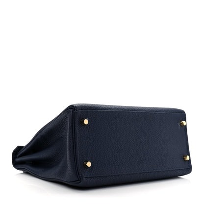 Hermes Togo Kelly Retourne 28 Bleu Nuit 4 of 11