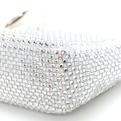 Prada Satin Crystal Mini Re-Edition 2000 Bag White 10 of 10