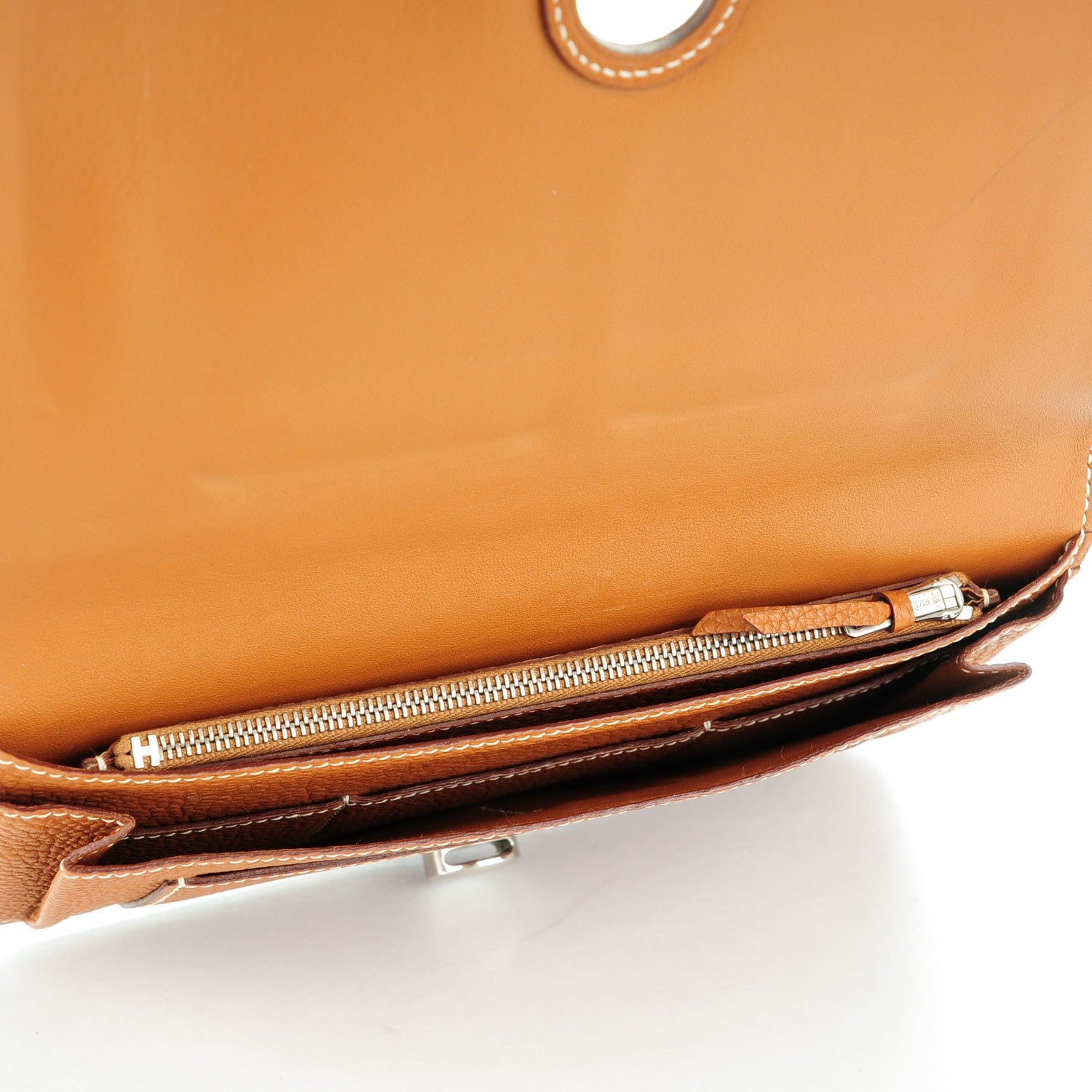 Hermes Togo Dogon Duo Wallet Gold 5 of 9