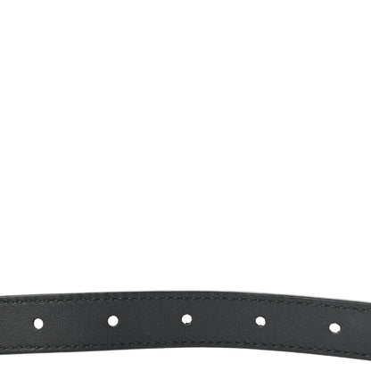 Gucci Calfskin Pearl Double G 20mm Belt 100 40 Black Cream 4 of 4