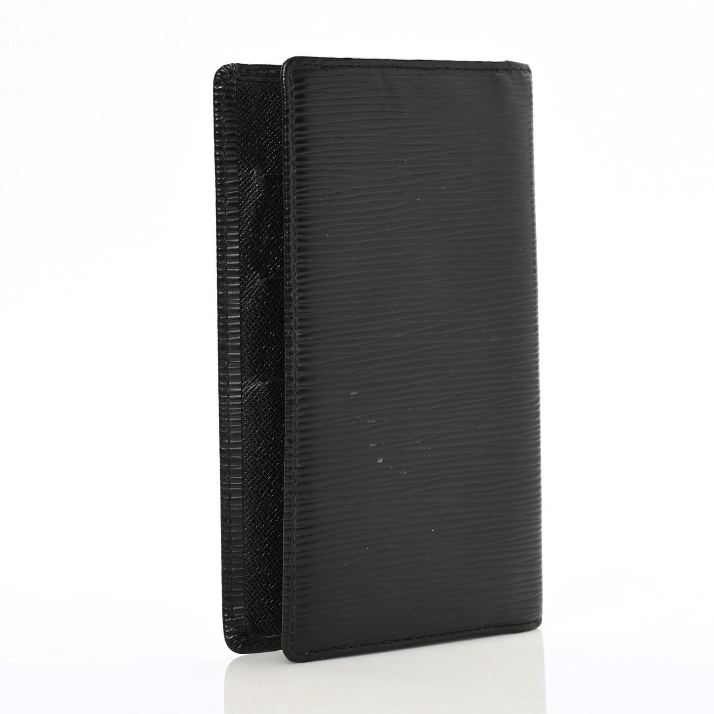 Epi Checkbook Organizer Wallet Black