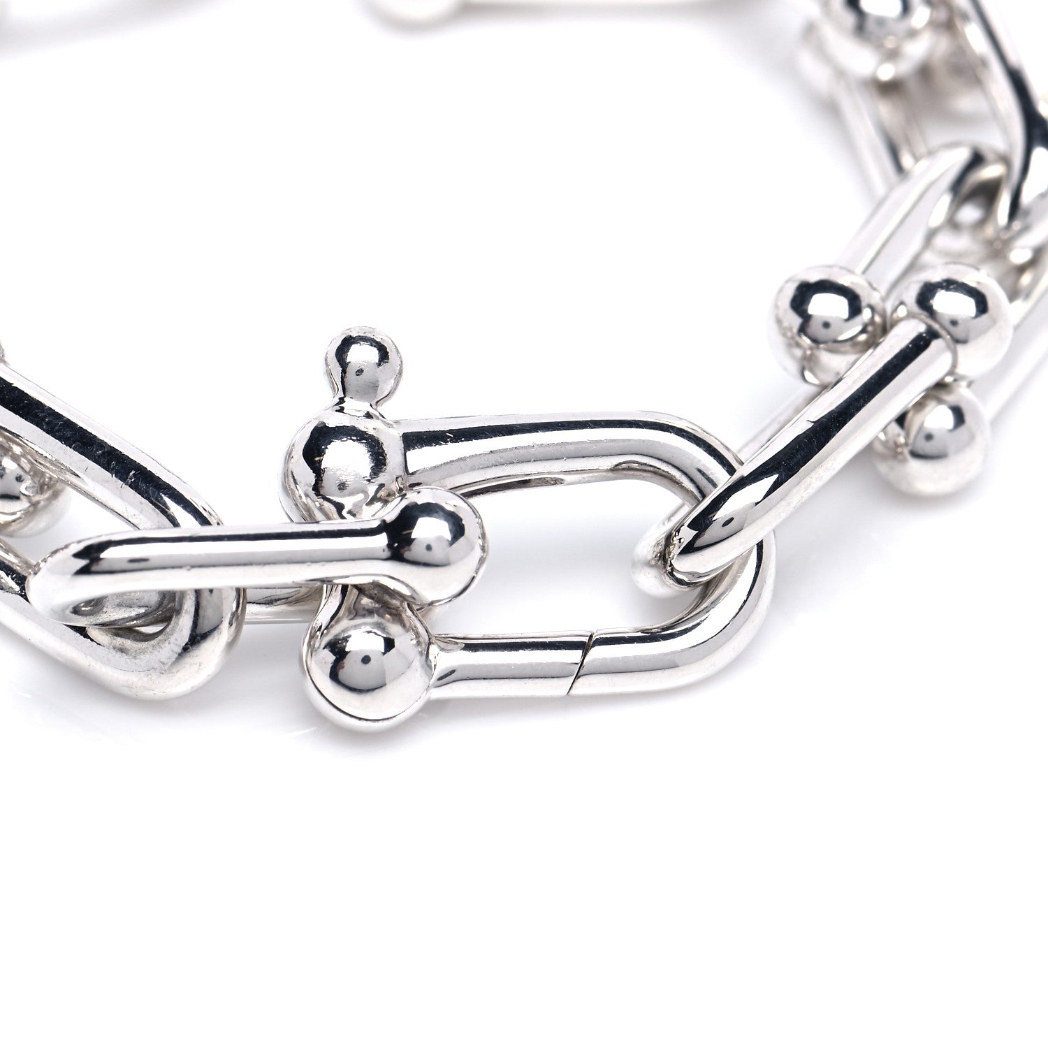 Tiffany Sterling Silver Large HardWear Link Bracelet 4 of 5