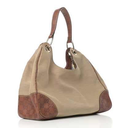 Gucci Canvas Guccissima Hobo Brown 3 of 10