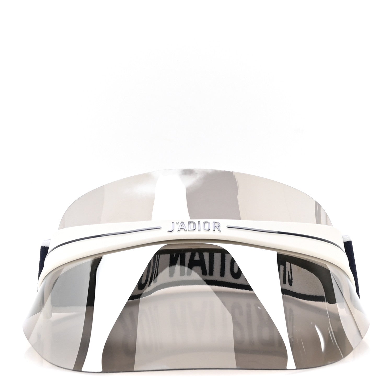 Christian Dior Mirrored DiorClub1 Sun Visor Silver Silver 3 of 11