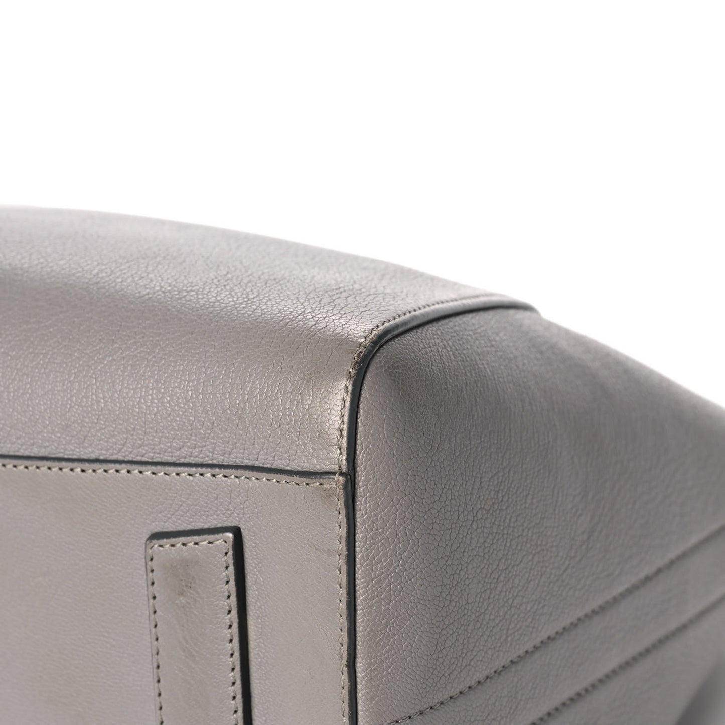 Sugar Goatskin Medium Antigona Pearl Grey