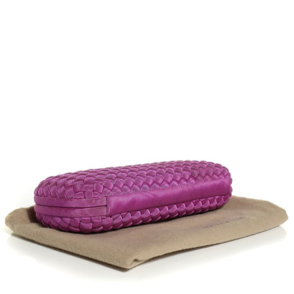 Bottega Veneta Silk Faille Intrecciato Knot Clutch 4 of 7
