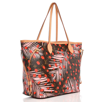 Louis Vuitton Monogram Jungle Dots Neo Neverfull MM Sugar Pink Poppy 4 of 8
