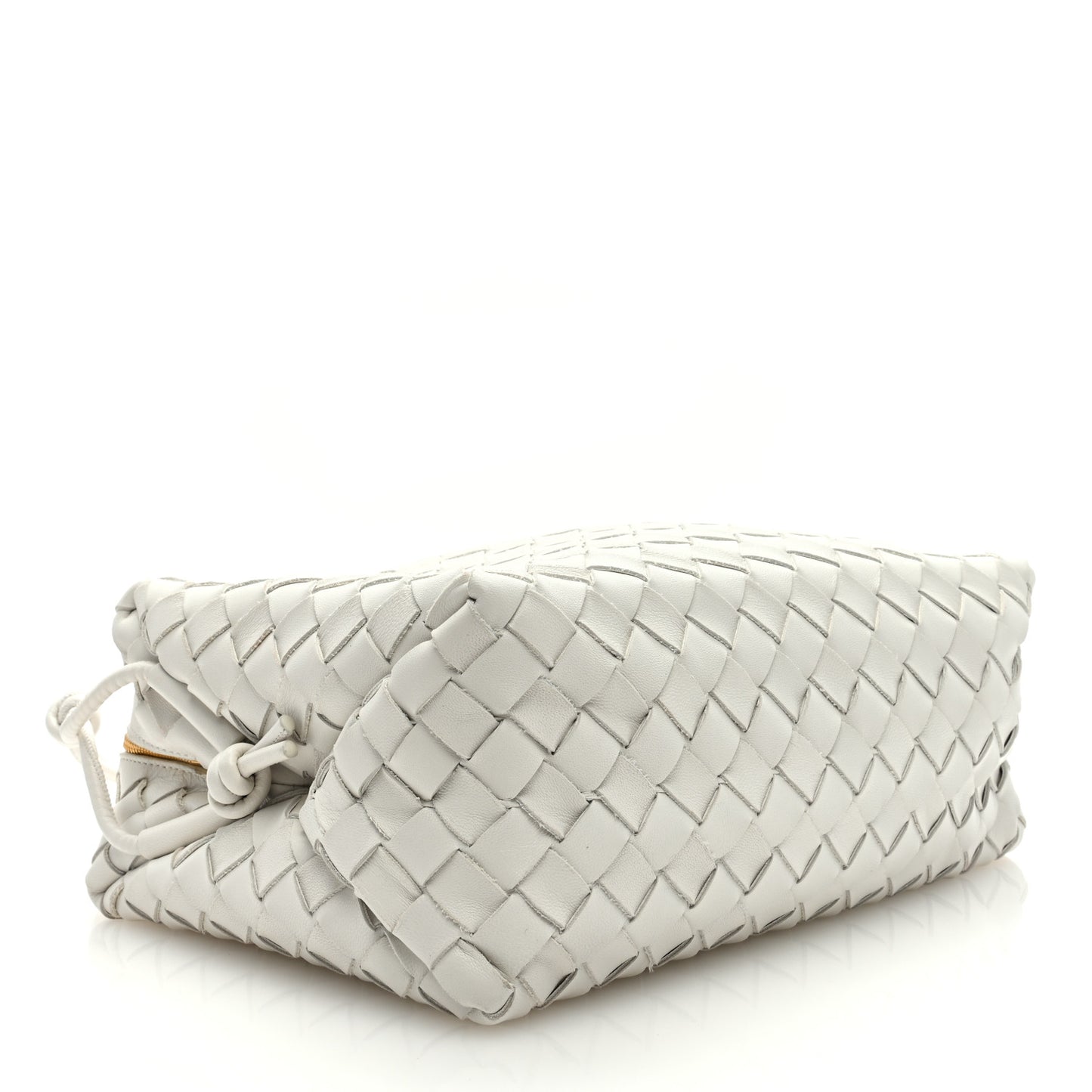 Nappa Intrecciato Small Loop Camera Bag Chalk