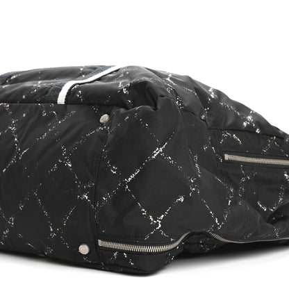 Chanel Nylon Large Travel Duffle Bag Black 9 of 12