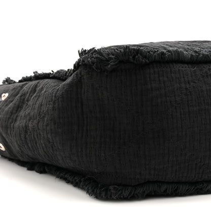 Chanel Canvas Large Double Face Shopping Tote Black 9 of 10