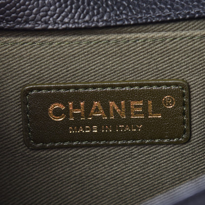 Chanel Caviar Quilted Medium Boy Flap Black 6 of 8