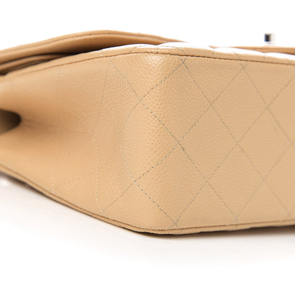 Chanel Caviar Quilted Jumbo Double Flap Beige Clair 10 of 12