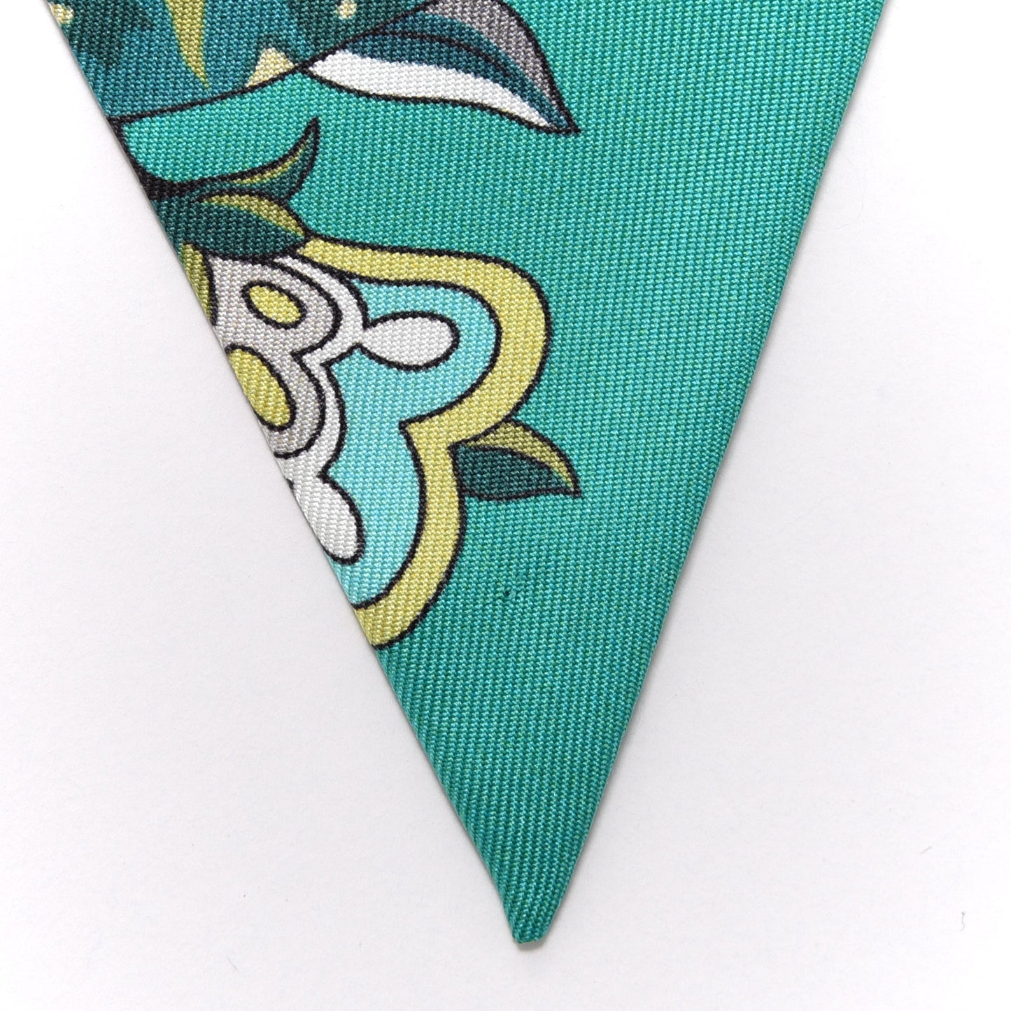 Silk Fleurs et Papillons de Tissus Twilly Vert Kaki Bronze