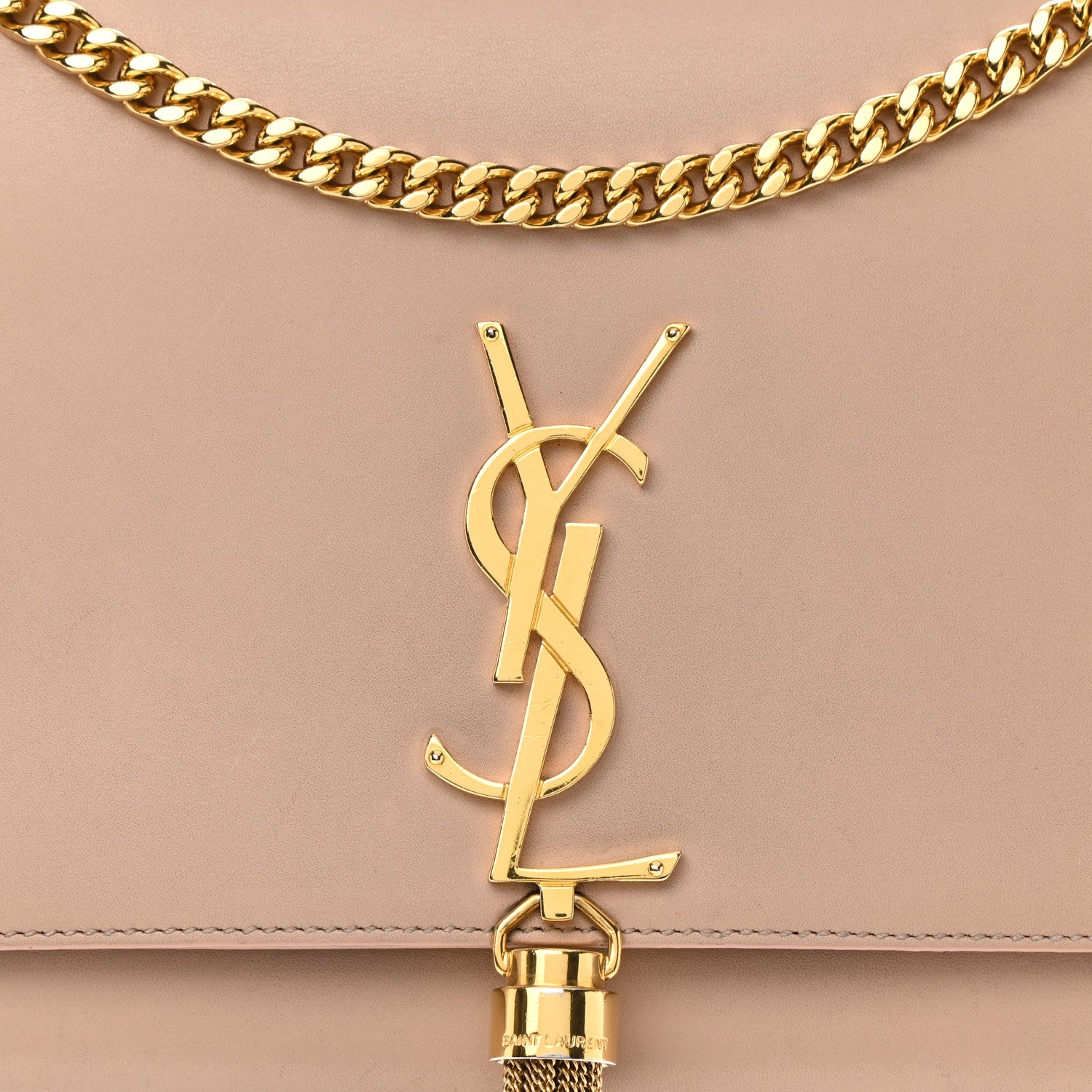 Saint Laurent Smooth Calfskin Medium Classic Monogram Kate Tassel Satchel Pink 9 of 16