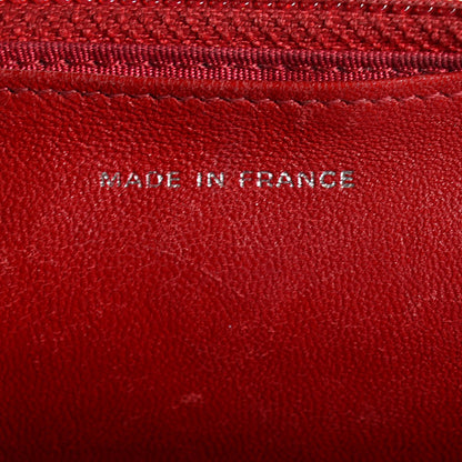 Chanel Patent Quilted Wallet On Chain WOC Red 7 of 8