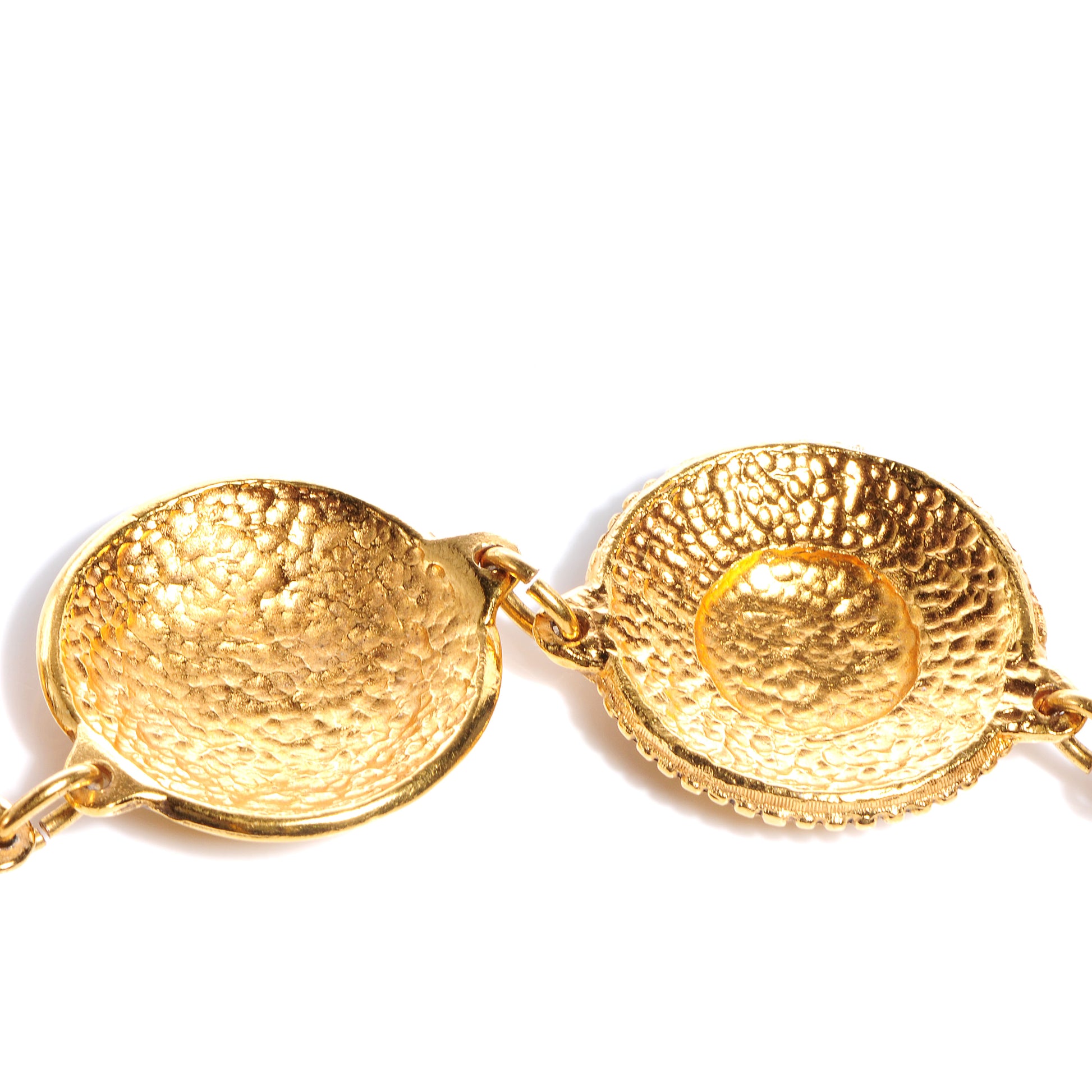 Chanel 31 Rue Cambon Paris CC Medallion Necklace Gold 4 of 6