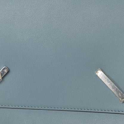 Loewe Calfskin Large Hammock Shoulder Bag Aqua Light Blue Stone 14 of 14